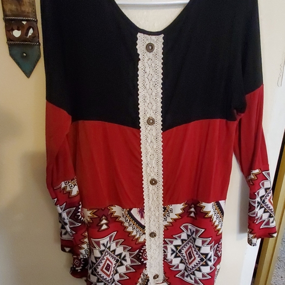 Western print tunic - Picture 3 of 3